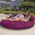0033ep-68881 Intex Inflatable Airbed Lounge Daybed Lounger Day Bed Air Sleeper Dorm Room Travel New 638563070033