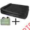 013047 Intex Air Bed With Electric Pump Inflatable Mattress Queen Size Airbed Camping Pillow 761193013047