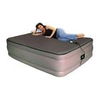 050428711231 Smart Air Beds Queen Raised Memory Foam Bed With Remote Control Brown