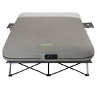 076501156379 Coleman Queen Size Frame Airbed Cot With Built-in Electric Pump