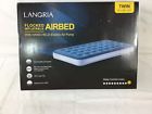 0767520320949 Langria Air Twin Mattress Plush Flocked Bed Inflate