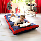 0804534018155 Butterfly Craze Kids Floor Pillow Bed Cover Use