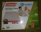 091-13-0218 Cole Quick Airbed With Pump Queen Size Powerful Inflation And
