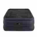 09981 Intex Inflatable Raised Airbed With Fiber Tech Construction And Built In Pump Queen Be 806315209981