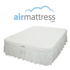 102007 Best Choice Airmattress.com Queen Raised Air Mattress With Hypoallergenic Bamboo Bed Skirt 642014795994