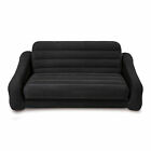 1078643-06kc Intex Pull Out Sofa Queen Size Mattress Inflatable Couch Bed Guest Dorm Camping 798762256864