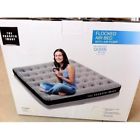 1204 Sharper Image The Full Size Flocked Air Bed With Pump