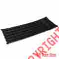 12365 Inflatable Air Mattress Fabric Built In Pillow Black Camping Bed Outdoor Mat New 034687512365