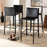 171-4pc-10804-ojc Baxton Studio Malcom Modern And Contemporary Black Faux 193271125708
