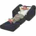 19034 Intex Inflatable Pull Out Chair Student Dorm Space Saver Folds Into Twin Size Mattress 747925119034