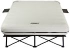 2000012376 Queen Coleman Air Bed Mattress Size Side Table Cot Camping 4d Battery Pump Inflatable 746404171976