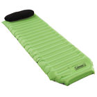 2000018180 Coleman Camp Pad Sleep Lite Cinch Bag Weather Resistant Lime Green 076501126389