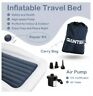 2107 Air Mattress Kids Bed Sides Includes Pump Travel Camping
