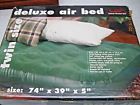 22200 Texsport Deluxe Inflatable Airbed Mattress Twin Size Air Bed New