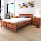 244415 Vidaxl Bed Frame Solid 8718475532682