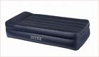 300-pound Intex Recreation Corporation Air Mattress Twin Pillow Pump Raised Airbed Camping Tent Auto Sleeping Bedroom