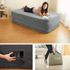 34232 Intex Air Bed Mattress Twin Size With Electric Pump Raised