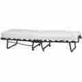 352std-01-as Luxor Guest Beds And Folding Away Rollaway Memory Foam Portable Metal Room Home 0753793857107