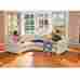 38568 Intex Sectional Sofa Couch Inflatable Corner Air Seating Beige Living Room Furniture 0721058138568