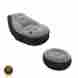 38575 Intex Inflatable Lounge Ottoman Air Lounger Cup Holder Portable Seating Sofa 0721058138575