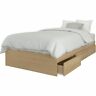 402255 Nexera Piece Twin Size Bedroom Set Natural Maple 687174982914