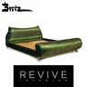 4251844126937 Bretz Napali Double Bed Green Blue Slatted Frame