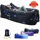 432248473 Inflatable Lounger Air Sofa Portable Waterproof Indoor Outdoor 743447798795