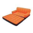 4860716504751 Inflatable Orange Sofa Bed