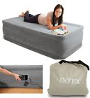 50142 Intex Twin Air Mattress Pump Comfort Raised Rest 827160850142