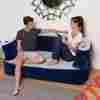 5668df Bestway Inflatable Air Couch Sofa Cup Holder Chair Outdoor Seat Camping Comfortabe Beam