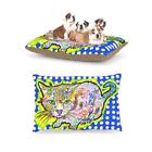 615872071548 Kess Inhouse Rebecca Fischer Abraham Blue Yellow Dog Bed 615872071548 Kess Inhouse Rebecca Fischer Abraham Blue Yellow Dog Bed