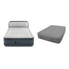64447ep 69643e Intex Ultra Plush Fiber Tech Airbed Mattress With 193802014099
