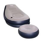 661094377173 Sable Inflatable Lounger Air Sofa Ottoman Cup Holder
