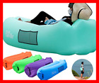 666354530206 Inflatable Air Lounger Portable Sofa Hammock Waterproof Pouch