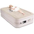67999 Inflatable Twin Size Bed Quilt Top Raised Luxury 804029967999