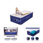 696177812098 Air Mattresses New Raised Mattress Elevated Double High