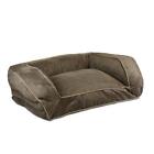 729053750679 Snoozer Contemporary Pet Sofa Small Coffee Peat