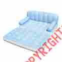 75044 Bestway 5 In 1 Portable 2 People Travel Bag Headrest Repair Kit Inflatable Couch Bed