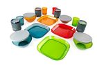75400 Mehrfarbig Gsi Outdoors Infinity Deluxe Nesting Table Set Place 090497754005