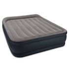 75456 Inflatable Air Bed Raised Double Blow Up Flocked 611417975456