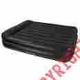 75660 Intex Electric Raised Air Bed Inflatable Mattress Pump Pillow Camping Travel Sleeping 0729884675660