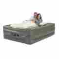 822547 Insta-bed Queen Raised 22 Air Mattress With Sure Grip Bottom Built-in Pump 047297225471
