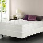 841550052695 Zinus Sleep Master Icoil 13 Inch Euro Top Spring Mattress And Bifold Box Set