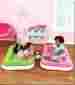 891512-6ikb-pnk Unbranded Kids Inflatable Bed Best Air Mattress Pump Children Camping Travel Sleeper Pink 821808674527