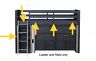 8942-736 Polaski Mid Loft Rail Item Number