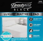 0256953 96975 Beautyrest Black Luxury Mattress Pad Queen Cotton New 025695969753