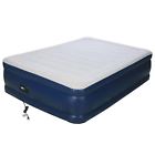 99749 Airbed Full Size Raised Flocked With Pump Durable 654409699749