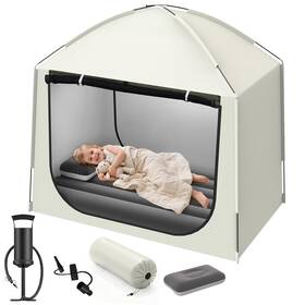 Abdtech 313052593582 Inflatable Toddler Travel Bed With Tent Portable Hand Pump-to