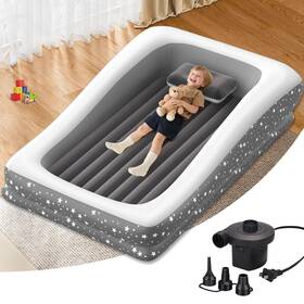 Abd-ttb03 Abdtech Inflatable Toddler Travel Bed Portable And Safety - Blow Up