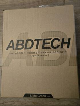 Abd-ttb05 Abdtech Inflatable Toddler Bed Light Green